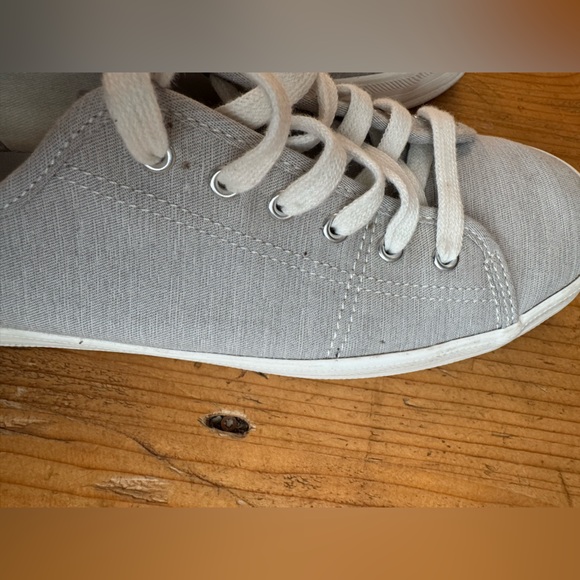 Keds Light Gray Canvas Sneakers - Picture 7 of 12